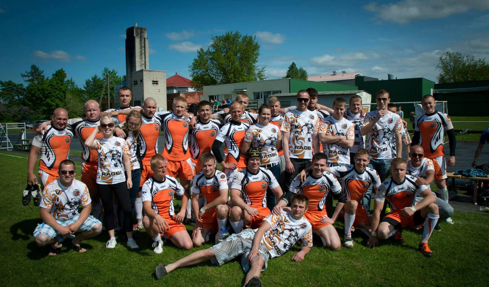 The final team photograph contains far more than one lineup